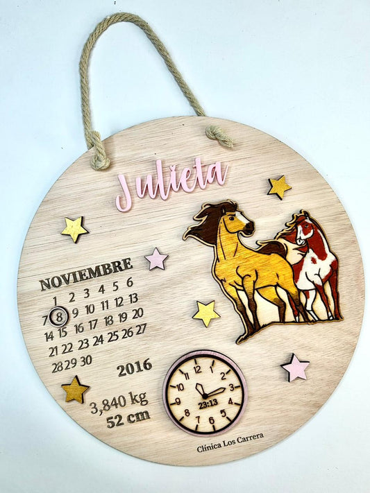 Datos de nacimiento caballos