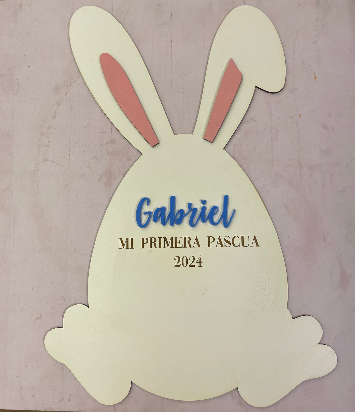Conejo de pascua para fotografía