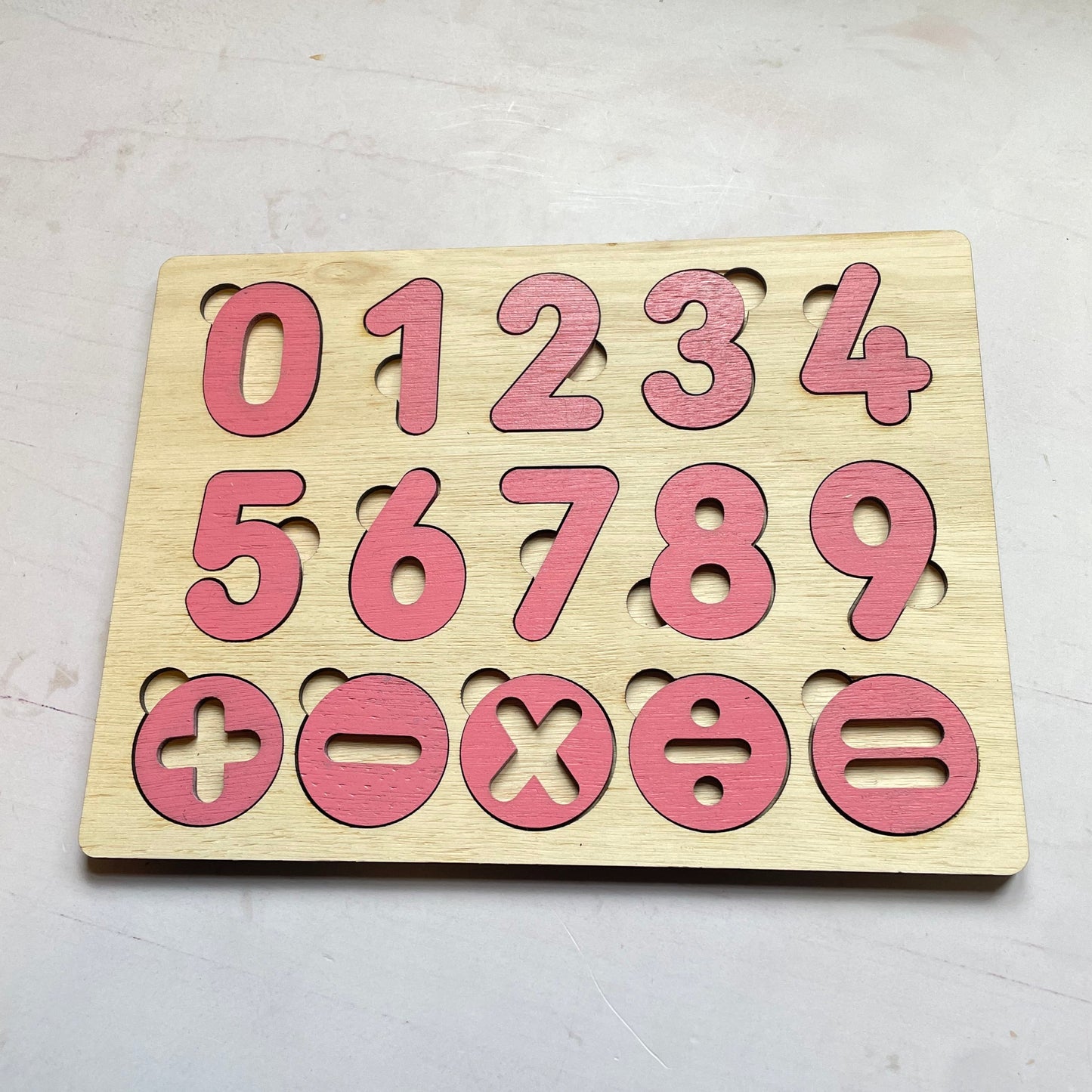 Juego didáctico de números