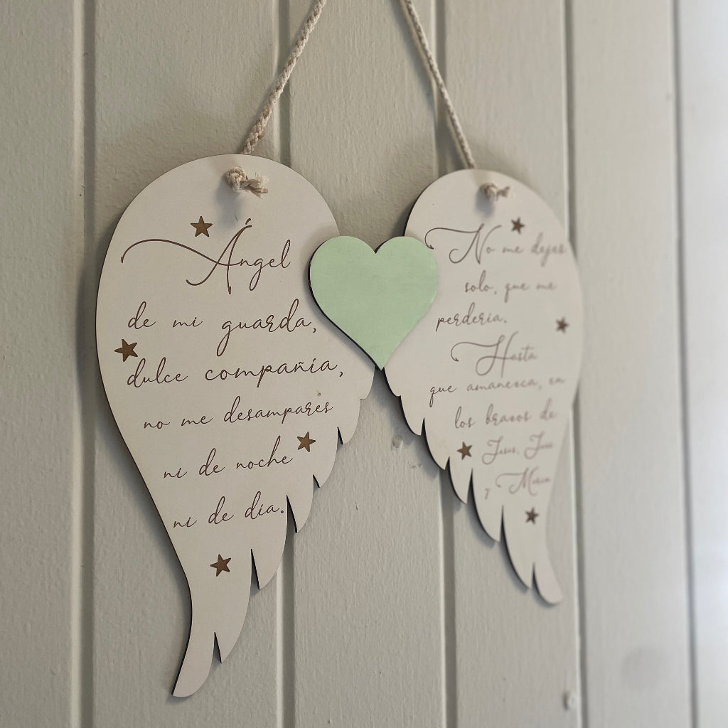 Cuadro Oración Ángel de la Guarda