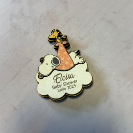 Imán de recuerdo Snoopy