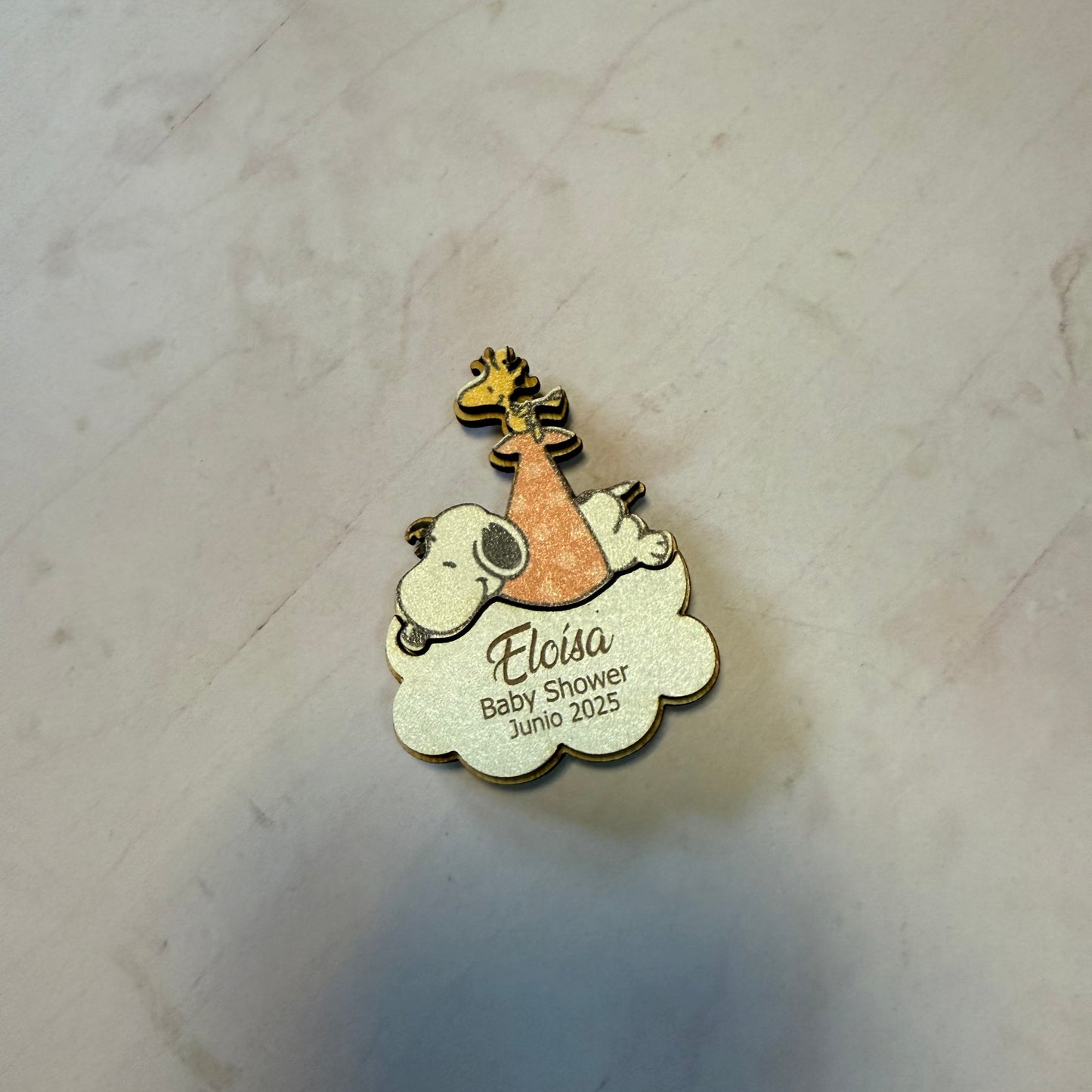 Imán de recuerdo Snoopy