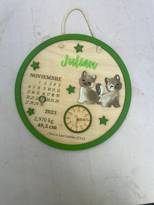 Cartel colgante de gatos 🐈⬛