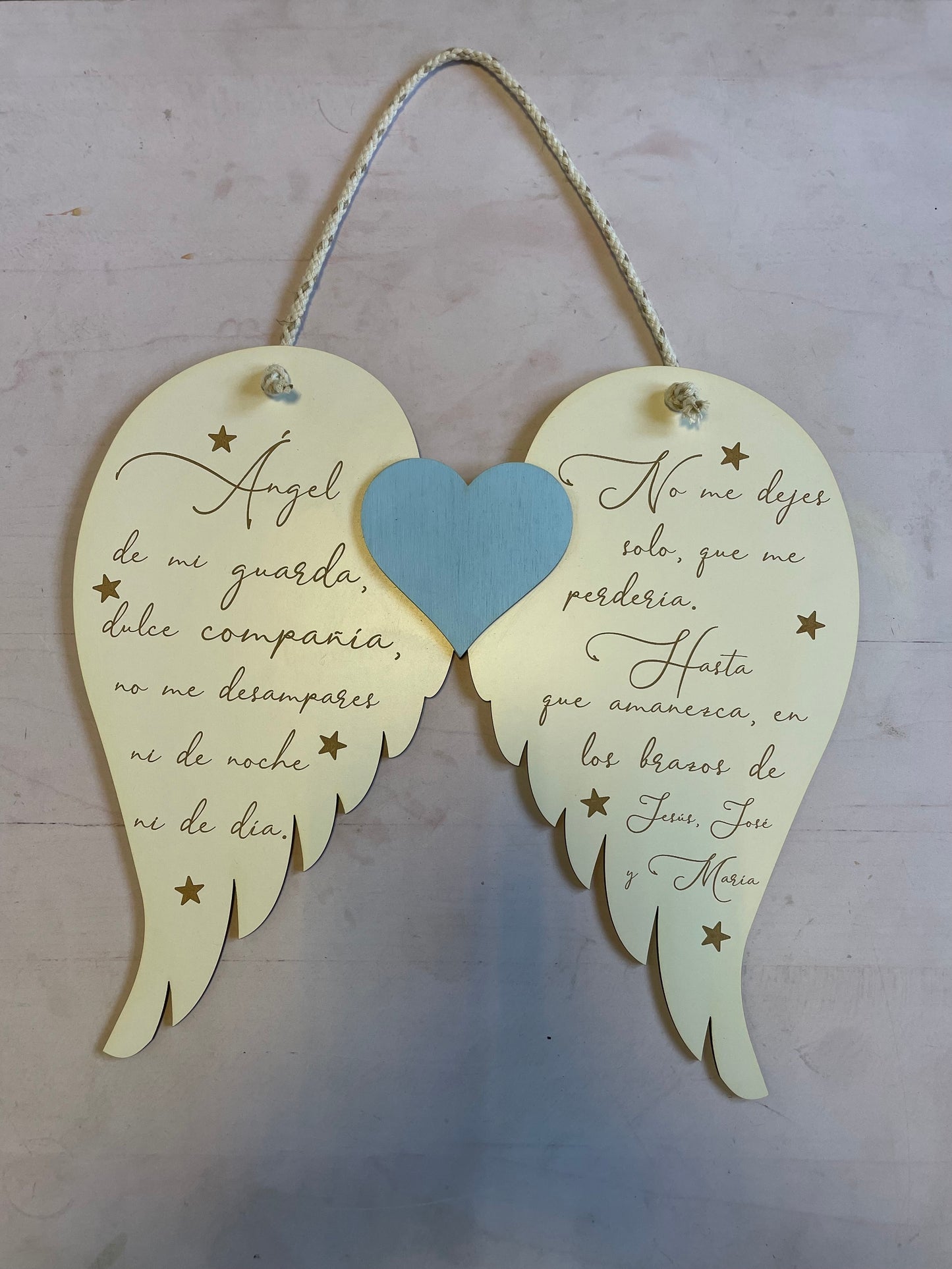 Cuadro Oración Ángel de la Guarda