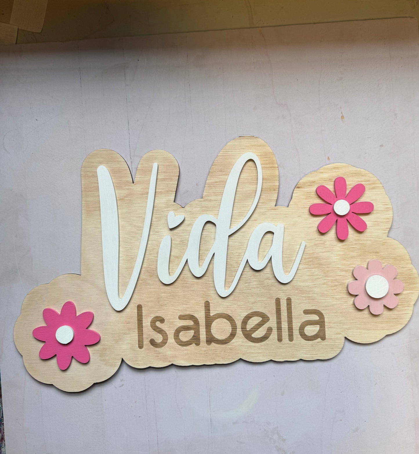 Nombre con fondo