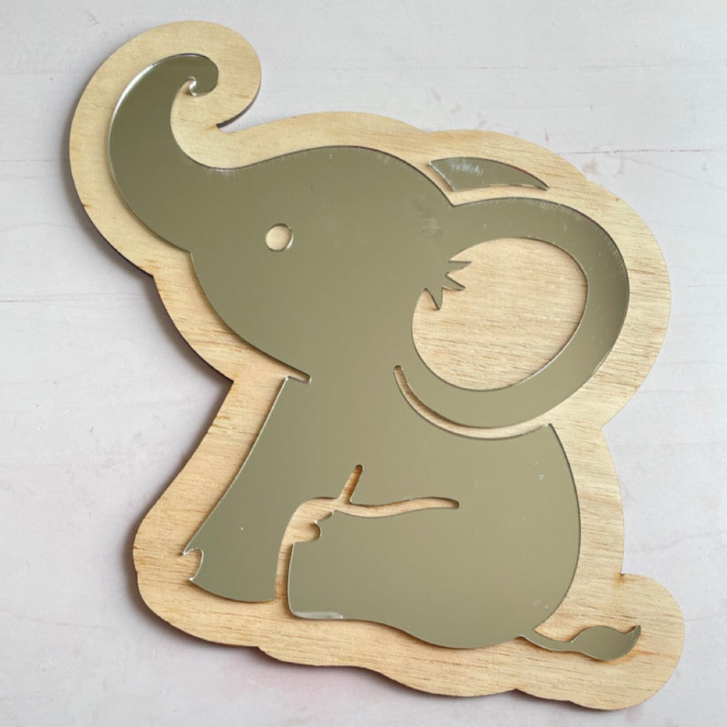 espejo infantil elefante