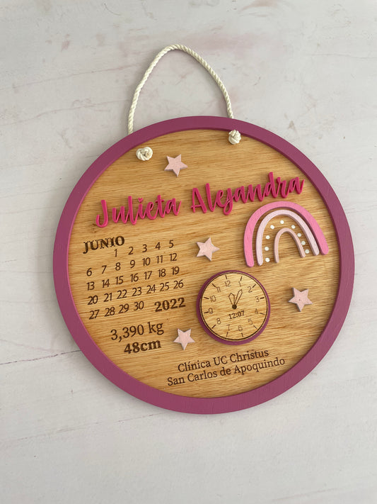 Datos de nacimiento arcoiris