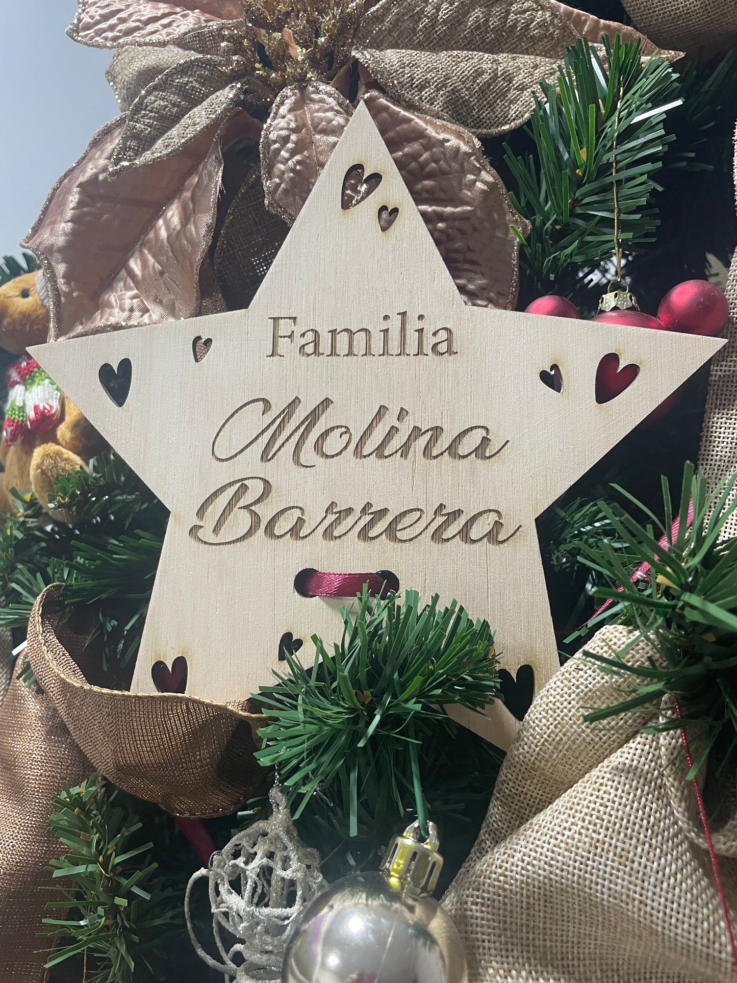 Estrella para el árbol de navidad