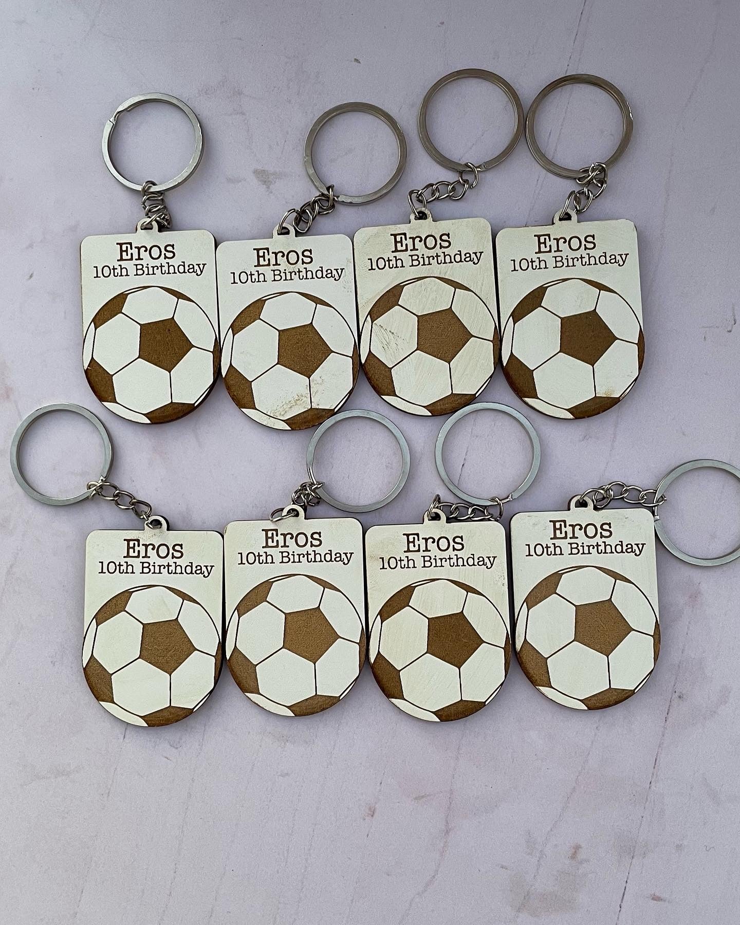 Llaveros de recuerdo fútbol