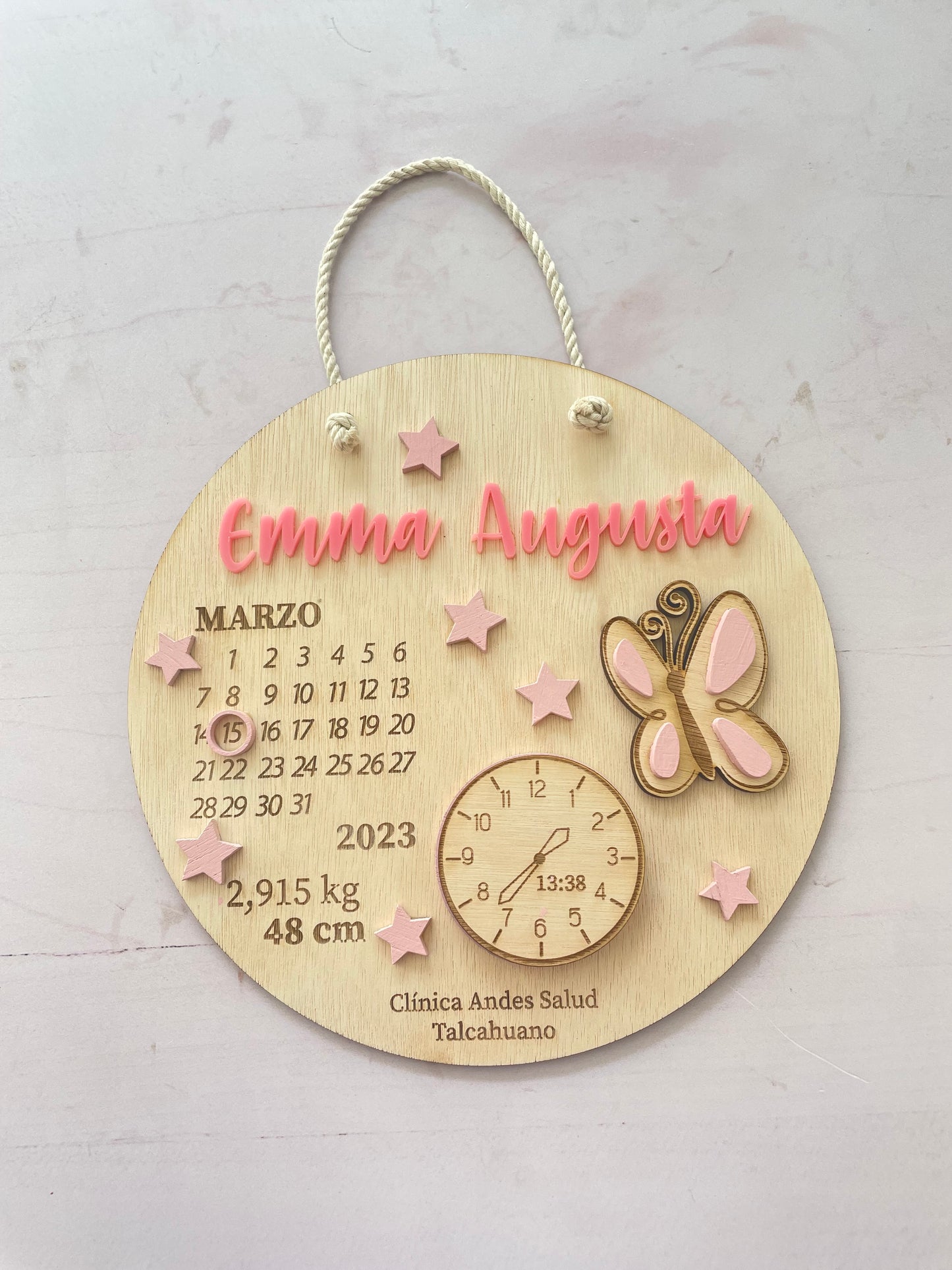 Cuadro nacimiento mariposa