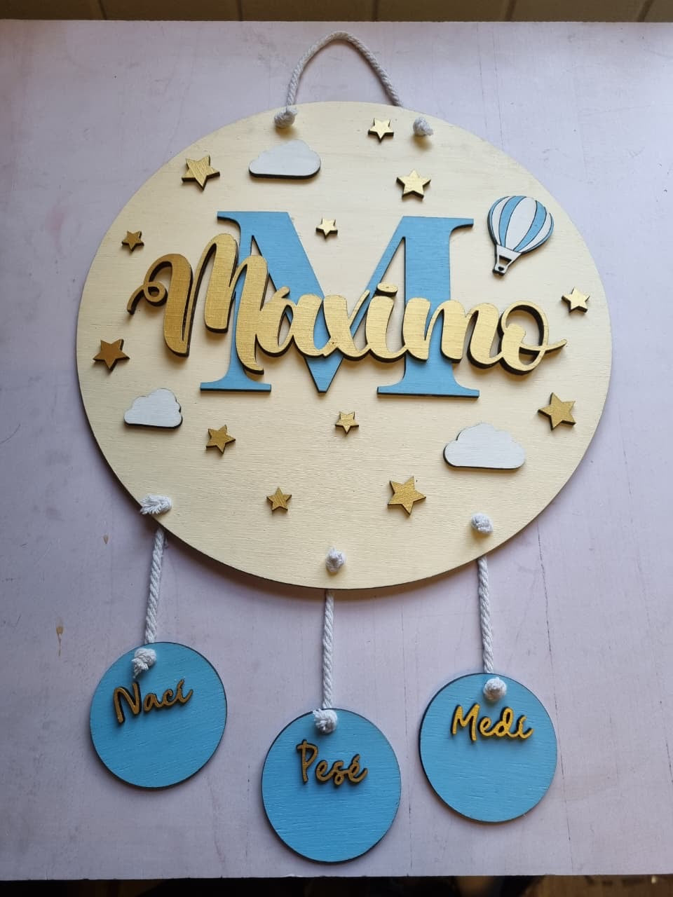 Cartel nombre para datos