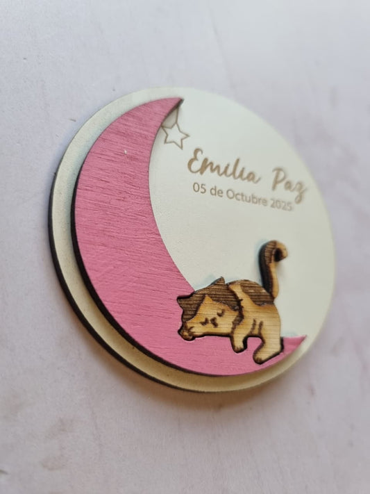 Imán de recuerdo gato