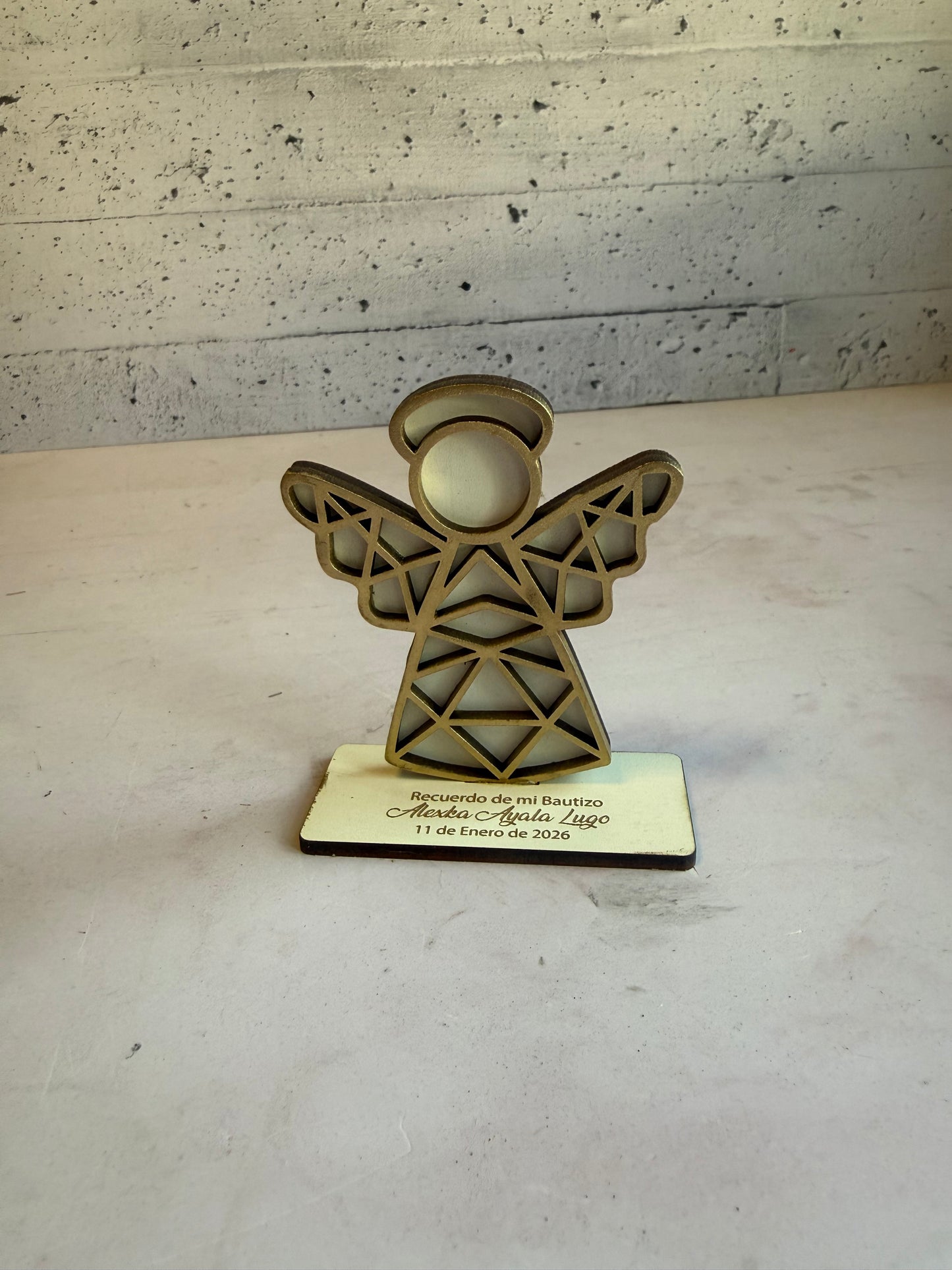 Recuerdo bautizo ángel