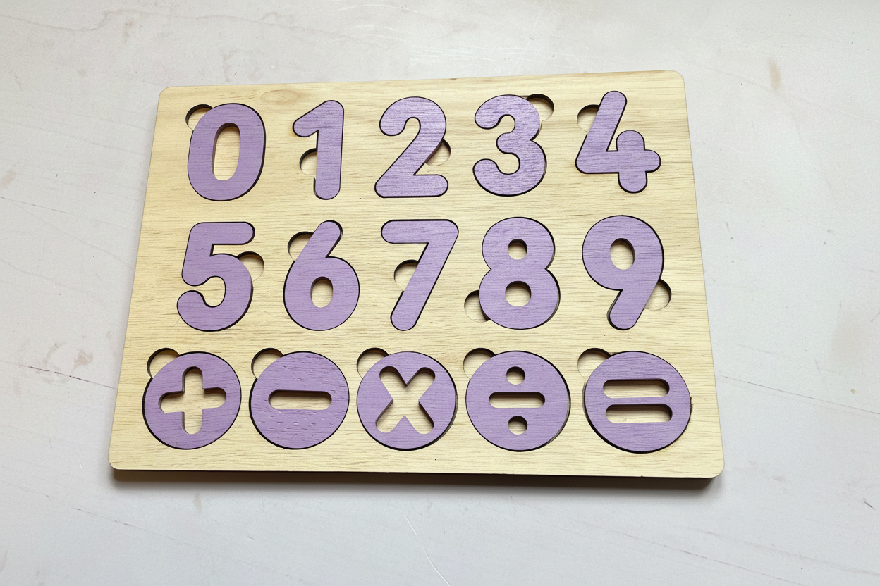 Juego didáctico de números