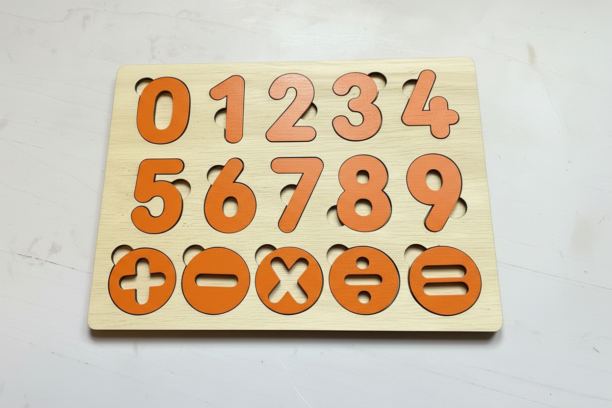 Juego didáctico de números