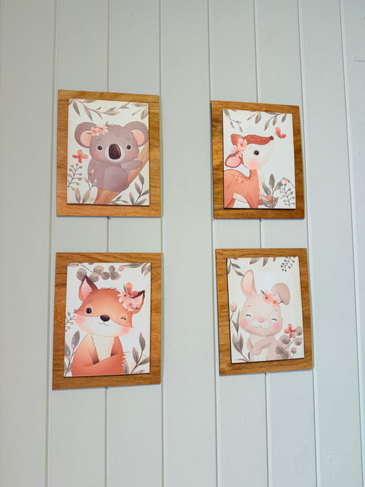 Cuadros decorativos animales del bosque