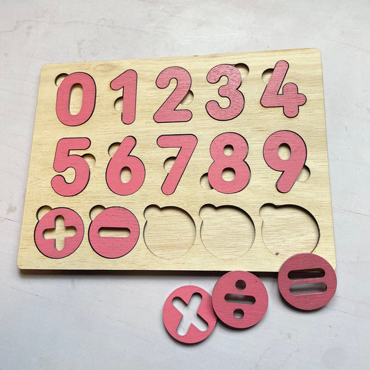 Juego didáctico de números