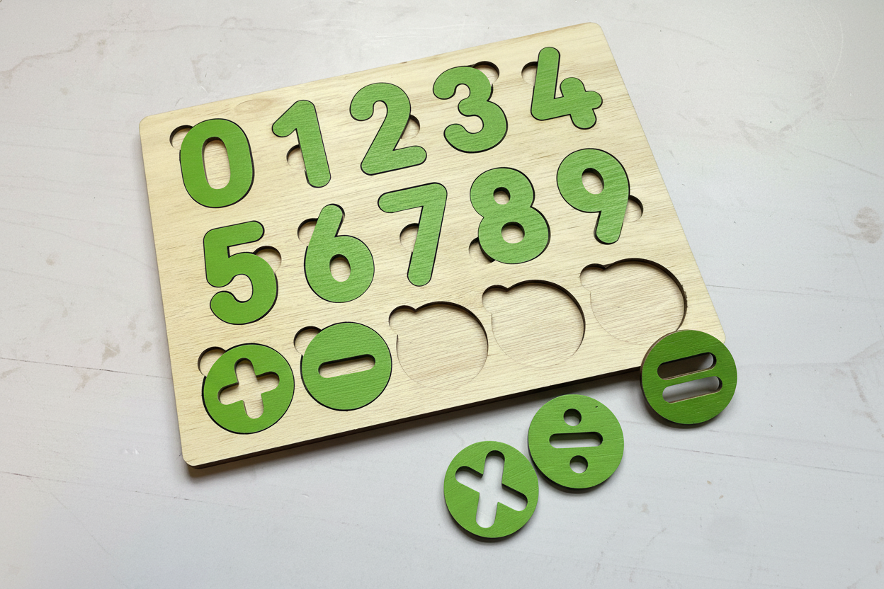 Juego didáctico de números