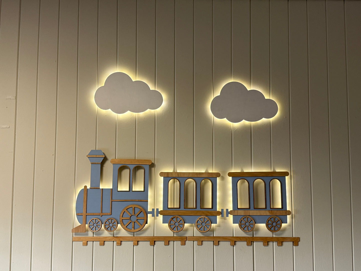 Pack lámparas espantacuco tren