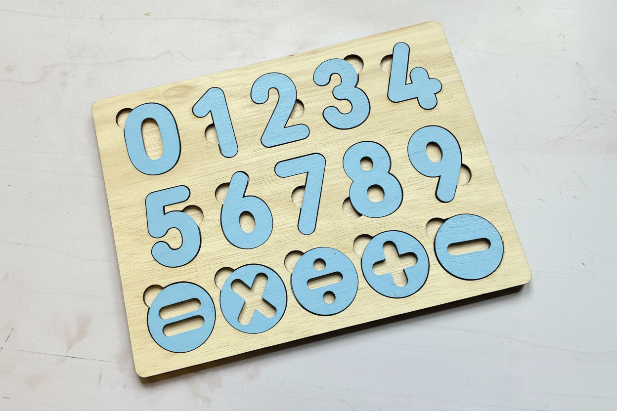 Juego didáctico de números