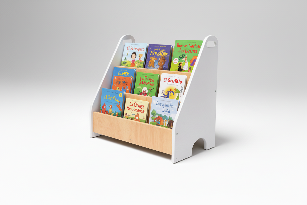 Librero  montessori S lateral color