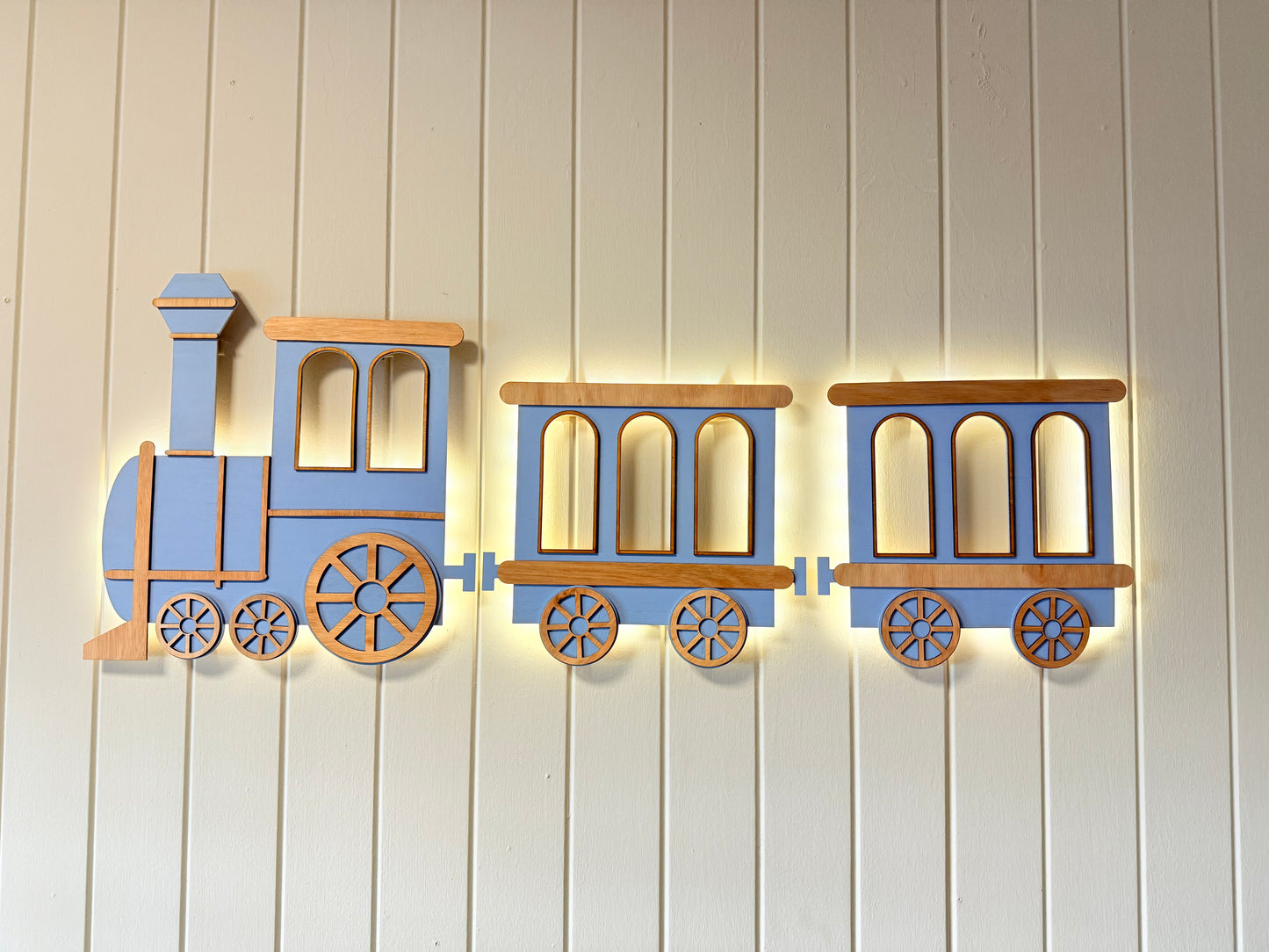 Pack lámparas espantacuco tren