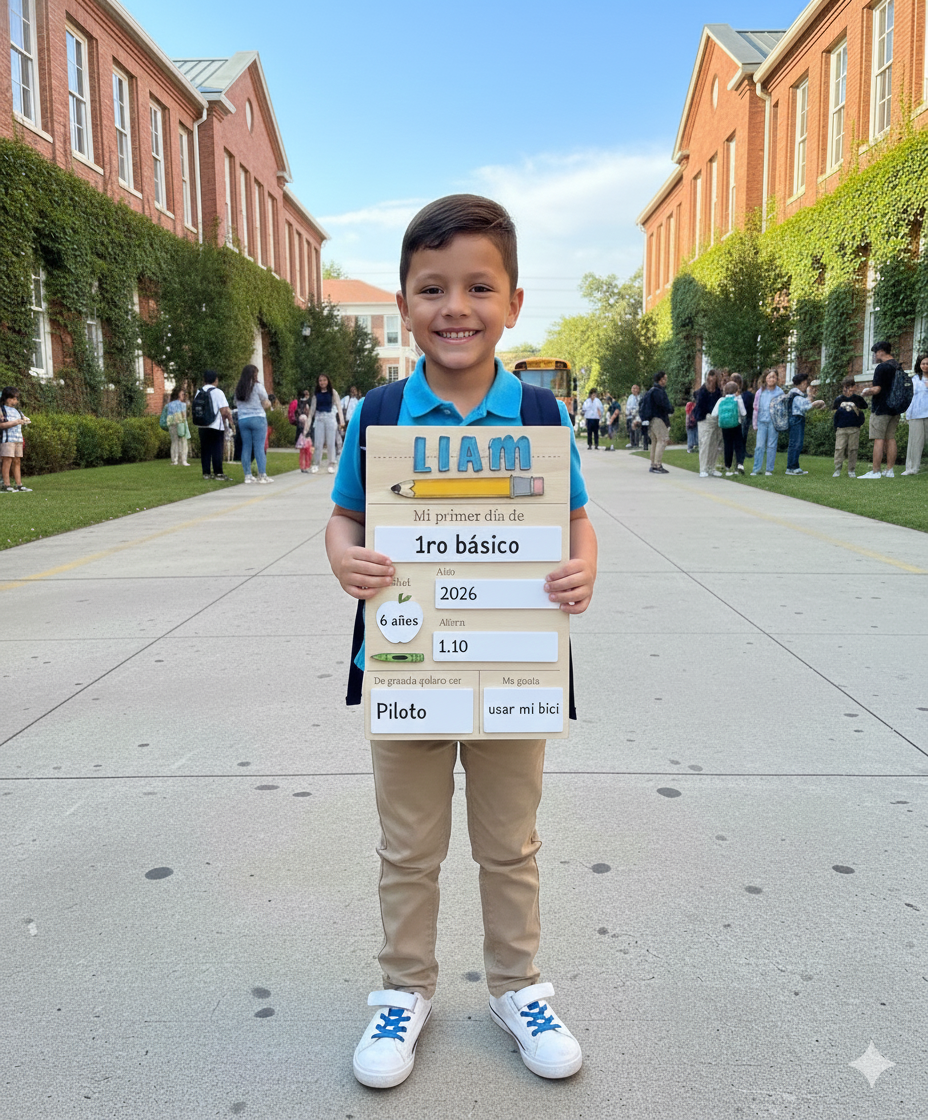 Pizarra de regreso a clases lápiz