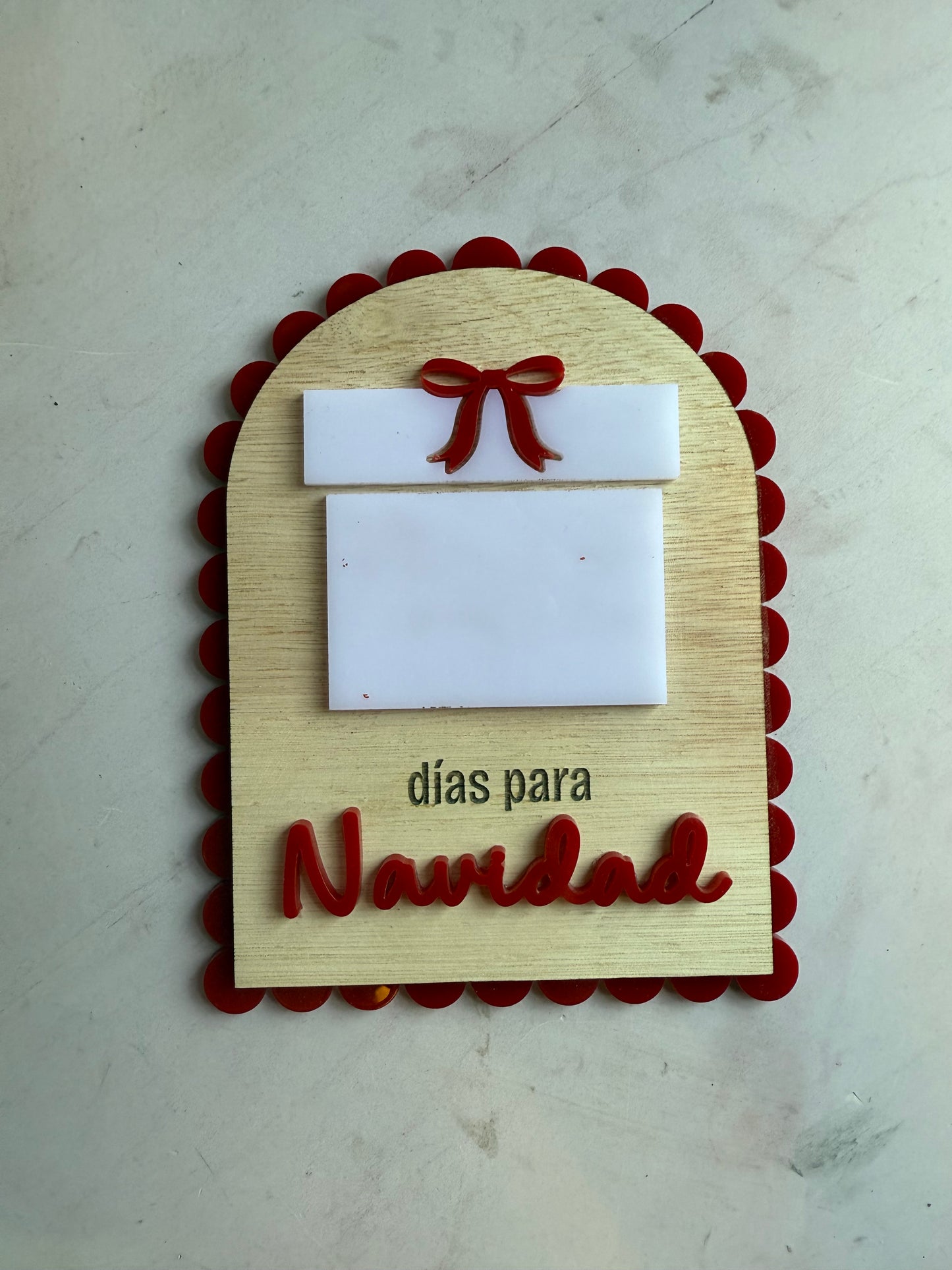 Cartel días para Navidad