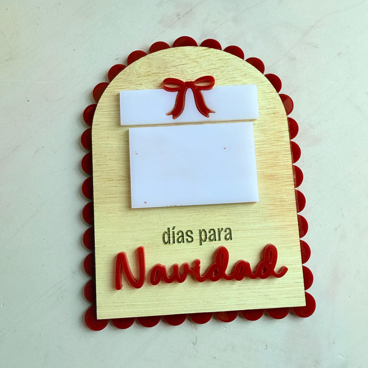 Cartel días para Navidad