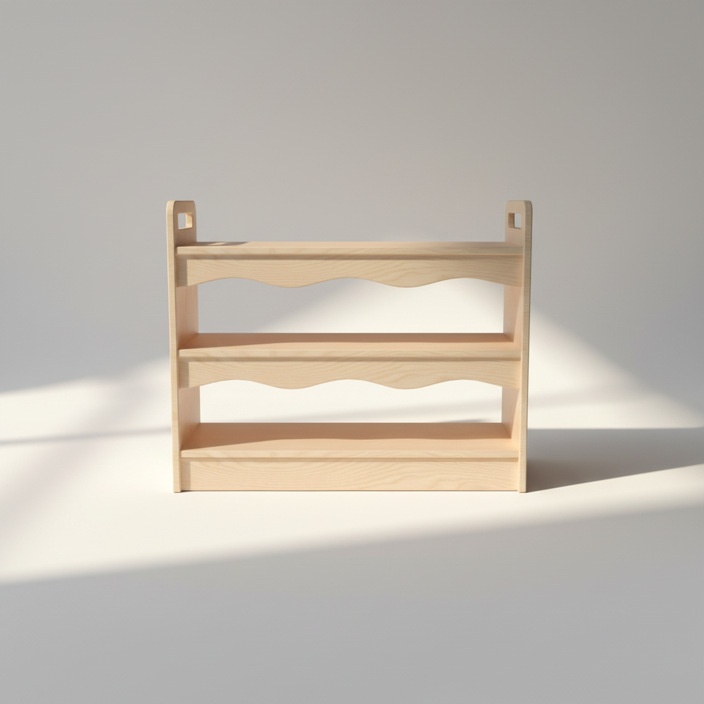 Mueble repisa estilo Montessori