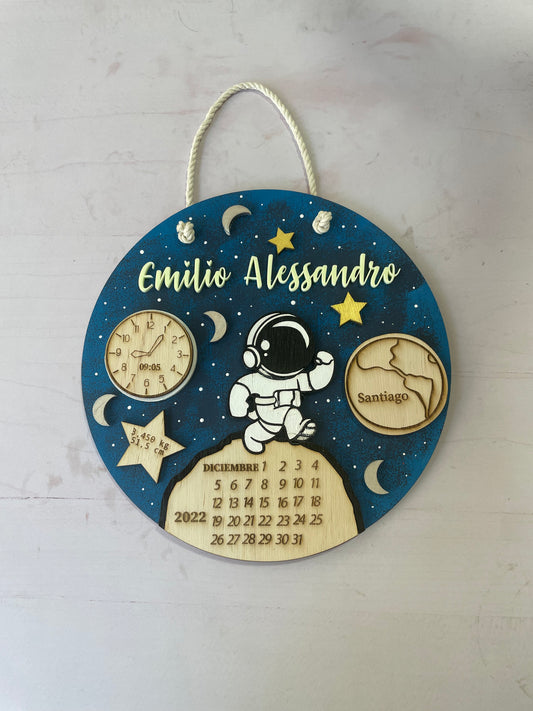 Datos de nacimiento astronauta