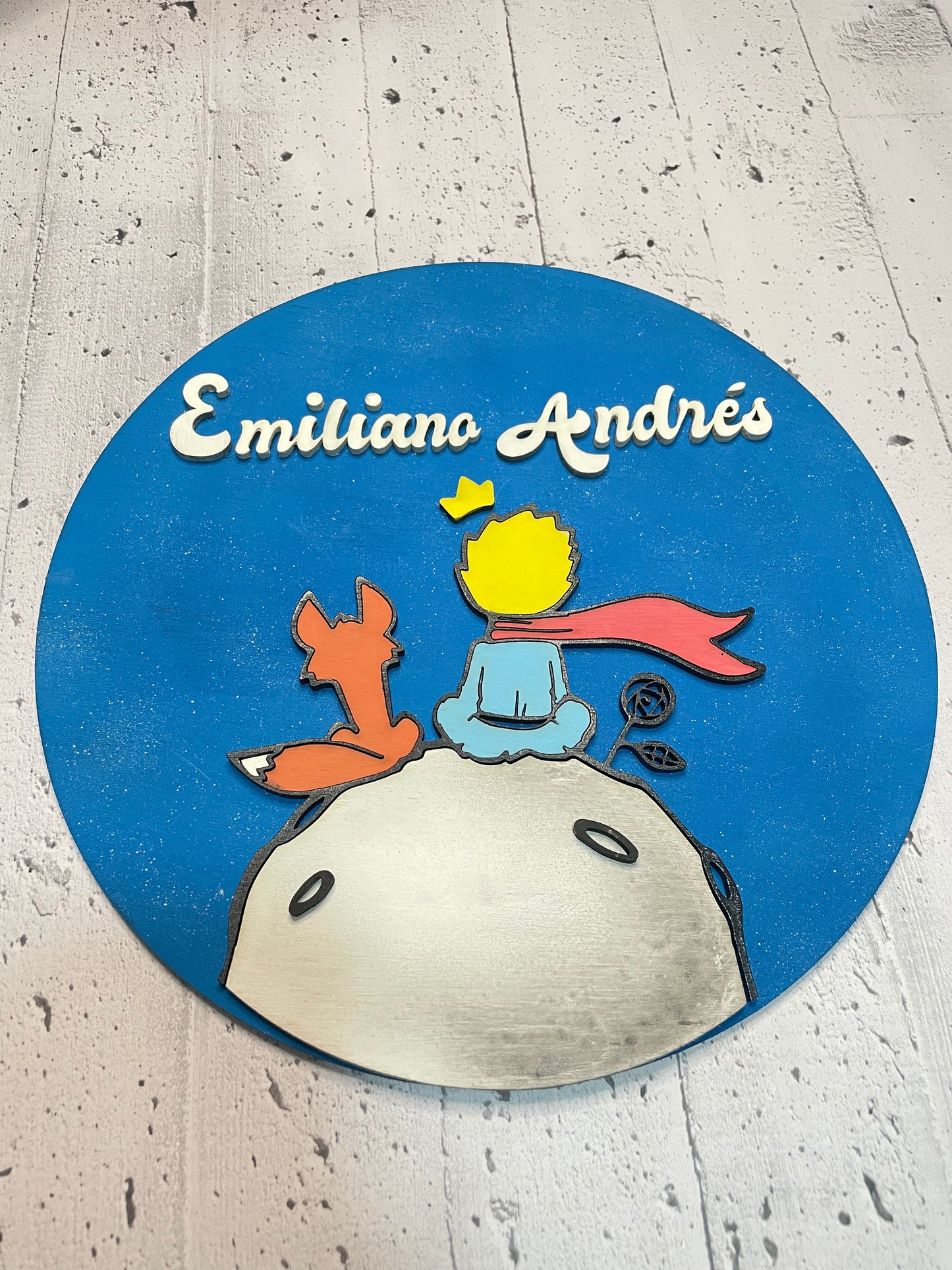 Cartel nombre El Principito