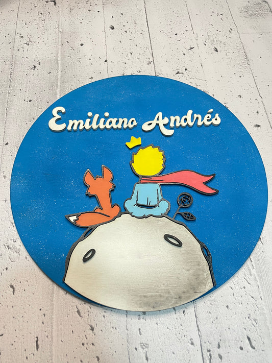 Cartel nombre El Principito